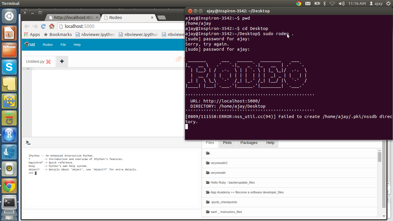Rodeo – Awesome Python IDE based on same tech as RStudio IDE